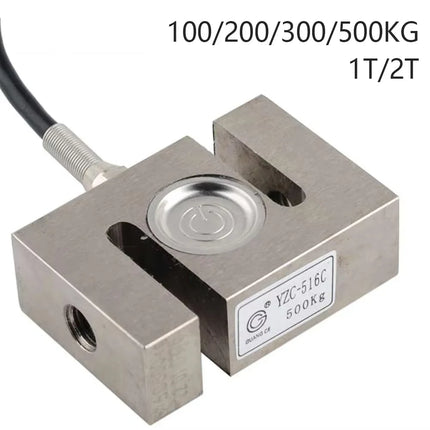 YZC-516C Wägezelle 500kg - 2000Kg S-Typ Load Cell Wiegesensor Drucksensor C2