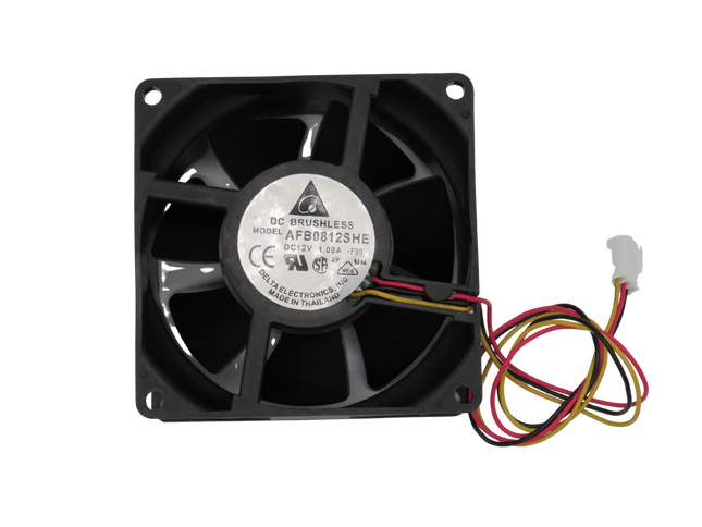 Delta AFB0812SHE-F00 Lüfter – 80 mm | 12 V DC | 3-Pin | High-Speed Industrie-Lüfter