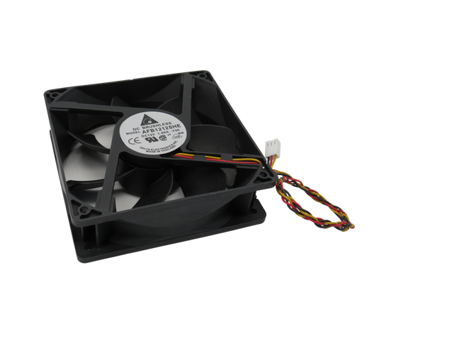 Delta AFB1212SHE-F00 Lüfter – 120 mm | 12 V DC | 3-Pin | High-Speed Industrie- server Lüfter