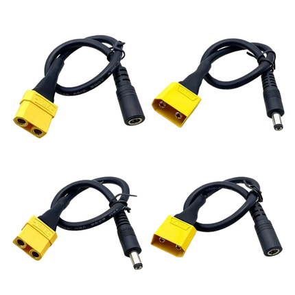 XT90 auf DC 5.5x2.1mm Adapterkabel 18AWG 30cm Stecker Buchse DC5521 Akku Ladegerät