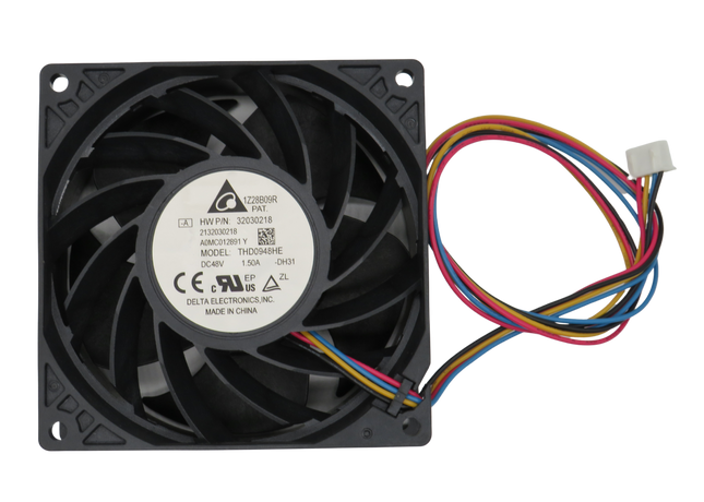 Delta THD0948HE – 92mm Hochleistungs-Lüfter 48V 13500 RPM | 182 CFM | 4-Pin PWM