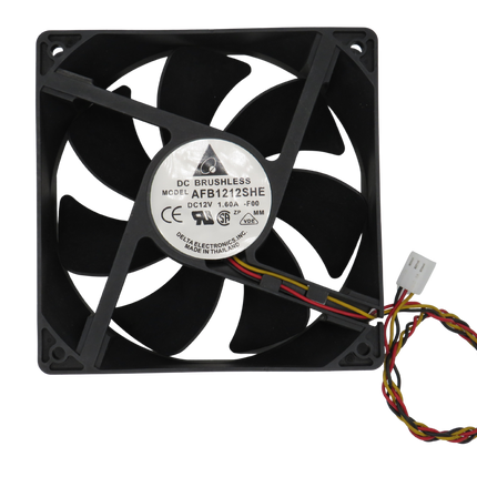 Delta AFB1212SHE-F00 Lüfter – 120 mm | 12 V DC | 3-Pin | High-Speed Industrie- server Lüfter