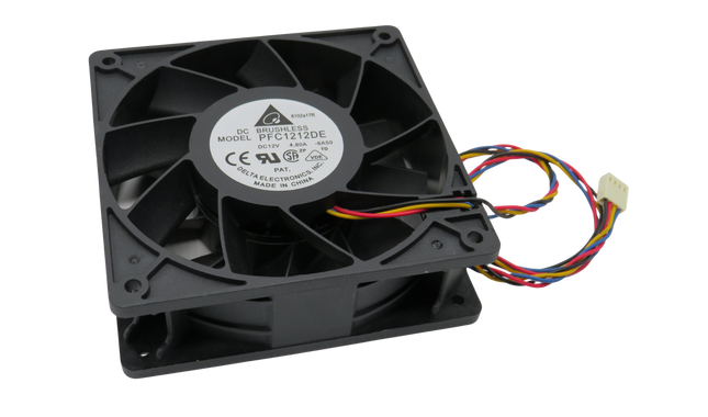 Delta PFC1212DE-F00 Lüfter – 120 mm | 12 V DC | 4-Pin PWM | High-Speed Industrie-server Fan