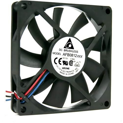 Delta AFB0812SHB-F00 – 80mm Lüfter 12V DC | 3-Pin | Kugellager | 4000 RPM Server Fan
