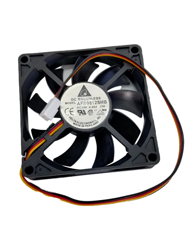 Delta AFB0812SHB-F00 – 80mm Lüfter 12V DC | 3-Pin | Kugellager | 4000 RPM Server Fan
