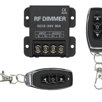 LED/Motor Radio Dimmer/Switch 12V/24V DC with Remote Control