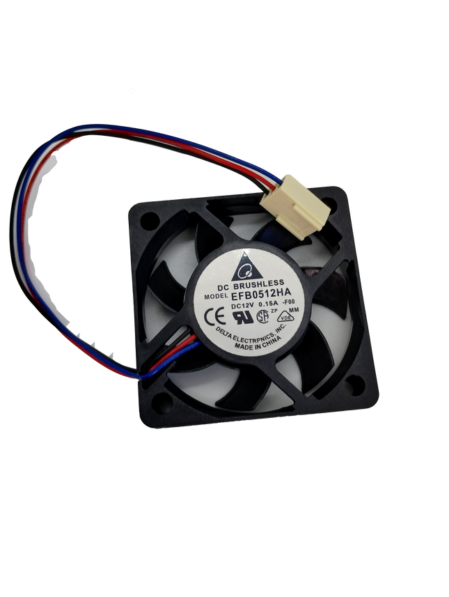 EFB0512HA 5010 Lüfter – 12 V | 0,15 A | 3-adrig | 50 × 50 × 10 mm High-Speed Server Fan