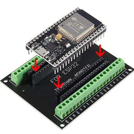 3 in 1 für 38 Pin ESP-32S mit Antenne ESP32 mit Entwicklung Breakout Board GPIO