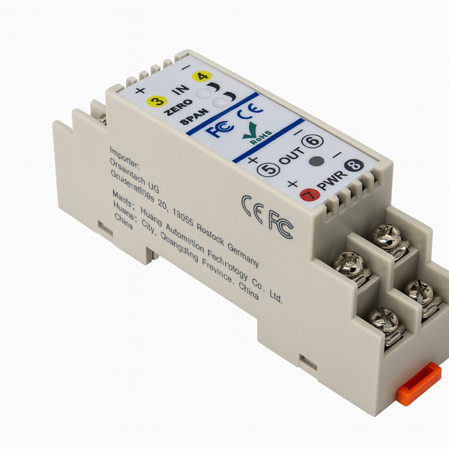 Analog Signalwandler 0-10V oder 4-20mA Wandler 2 IN / 2 OUT PLC SPS DIN Rail 24V