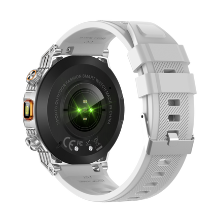 GK81 Venus Smartwatch Fitness Tracker Bluetooth Anruf Sportuhr Silber