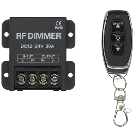 LED/Motor Radio Dimmer/Switch 12V/24V DC with Remote Control