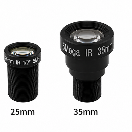 M12 Objektiv 16mm 25mm 35mm 50mm 5MP IR Lens S-Mount für OV2640 OV5640 ESP32 Raspberry Pi