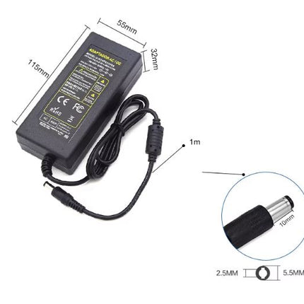 DC Netzteil 5V 12V 24V 36V 48V – EU Adapter Power Supply 5A 3A 2A