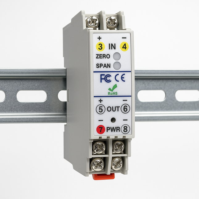 Analog Signalwandler 0-10V oder 4-20mA Wandler 2 IN / 2 OUT PLC SPS DIN Rail 24V