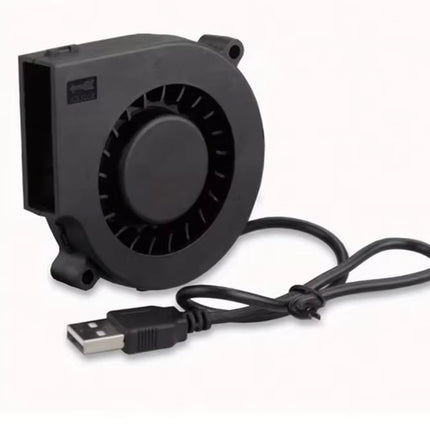 USB Radiallüfter 7515 – 5V DC Turbogebläse Bürstenlos 75mm | 3000 RPM | Für Server, PC, 3D Drucker