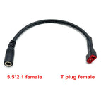 T-Plug Buchse → DC5521 Buchse