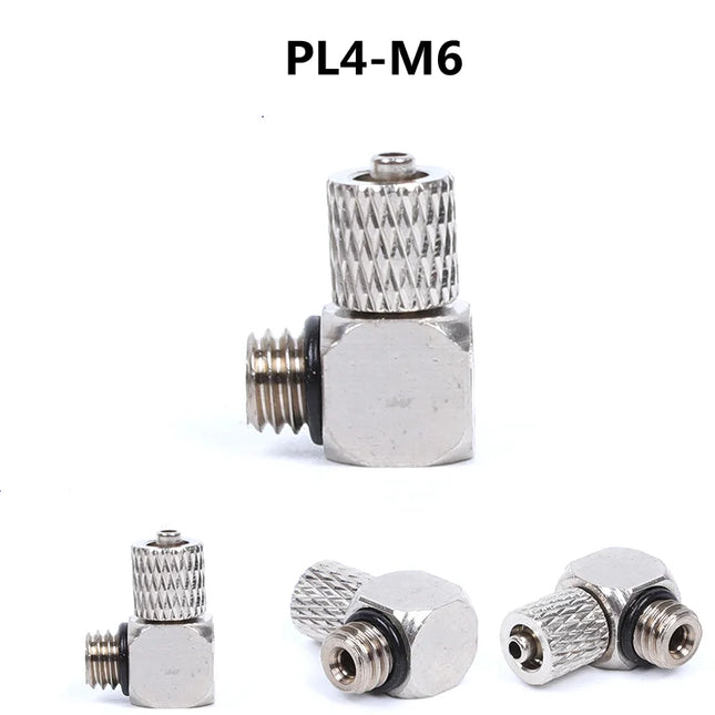 M6 Schlauchanschluss 4x6mm Gerade 90° Fitting Wasserkühlung und RC