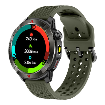 GZ6 GPS Smartwatch – AMOLED Outdoor-Uhr mit Navigation, Höhenmesser & Kompass Multisensor Uhr mit AI-Sprachsteuerung & Umwelt