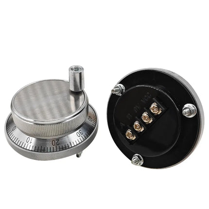 CNC Handrad MPG 24V 100PPR 4Pin NPN Manual Pulse Generator 60mm Rotary Encoder SPS PLC CNC Pulser