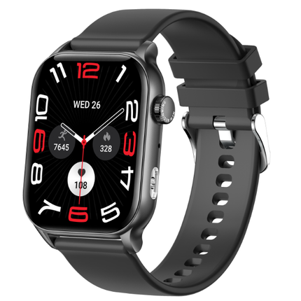 GW86 Smartwatch – AMOLED Display mit LED-Taschenlampe & 100+ Sportmodi Begleiter für Alltag und Fitness.
