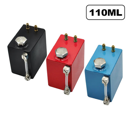 110ml Mini Kraftstofftank RC Jet Tank M5 Füllstandsanzeige Metall Schwarz Rot Blau Modellbau Boot