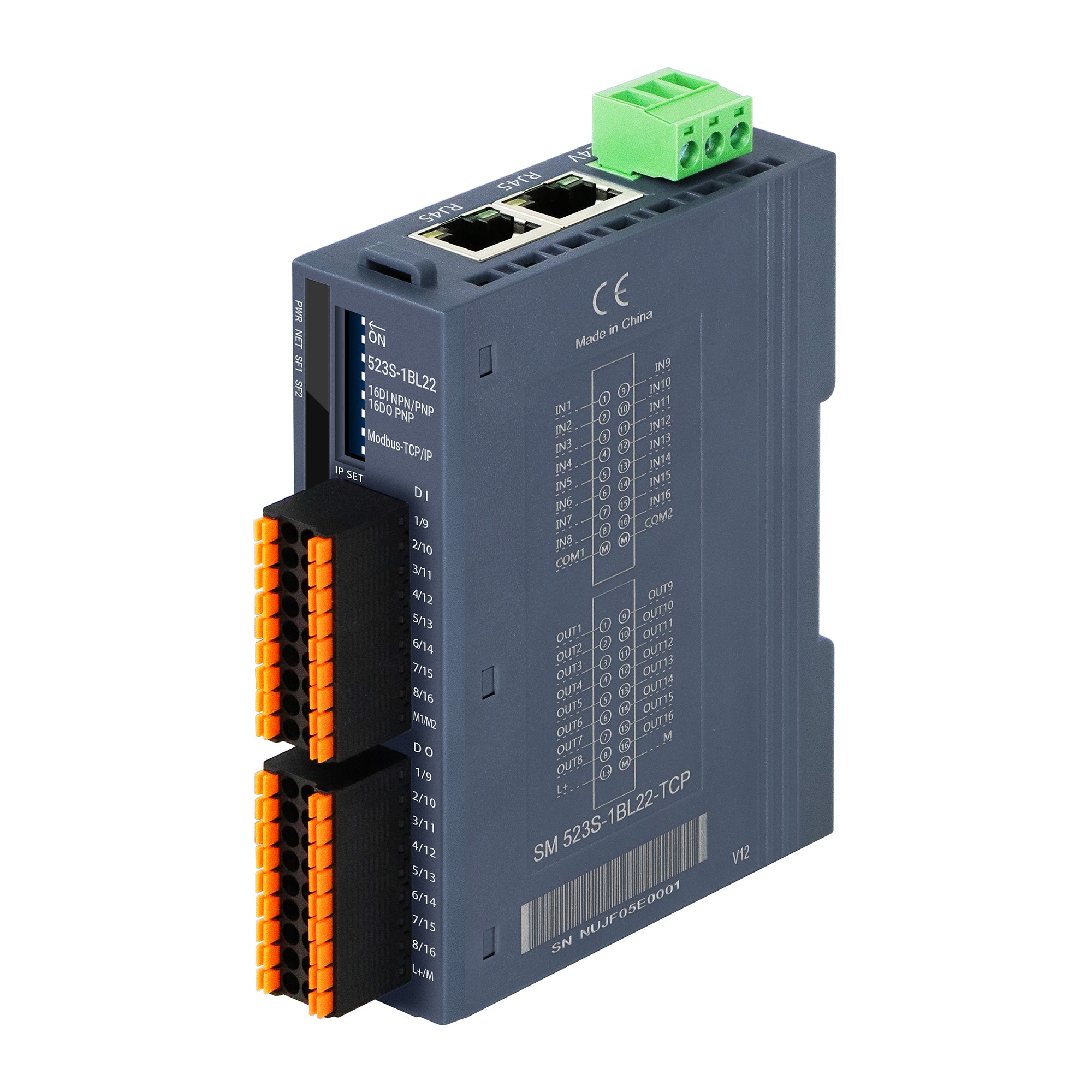 Analog Slave Module Analog Input/Output Modbus TCP/IP Slave S7 Modul 4AI 4AO 16Bit 24VDC D ...