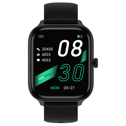 GW62 Smartwatch – 2.01" HD Display mit  Temperaturmessung Fitness- & Aktivitätsanalyse Schwarz