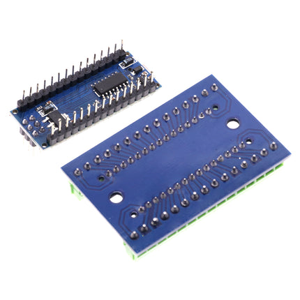 Arduino Nano V3 Set mit Breakout Board – Terminal Adapter CH340 Mini USB 2in1