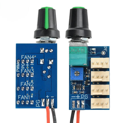 PWM 4-Kanal PWM Lüftersteuerung 12V 3A 4-Pin PC Server Fan Controller