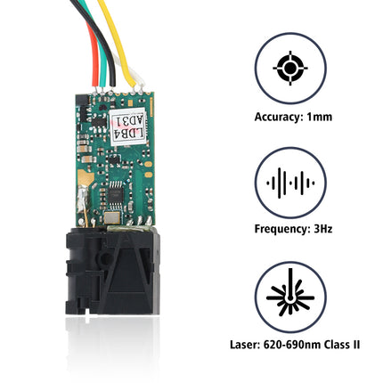 LDL 40m Laser Entfernungssensor 20Hz TTL UART ±3mm Distance Sensor