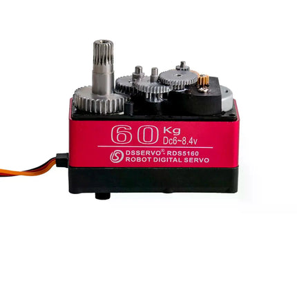Dual Arm 60kg Last RDS5160 Digital Servo 270° 7.4V High Torque Metallgetriebe mit U-Halterung