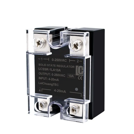 SSR 40A AC Leistungsregler 0-250V Solid State Voltage Regulator 0-10V 4-20mA 0-5V