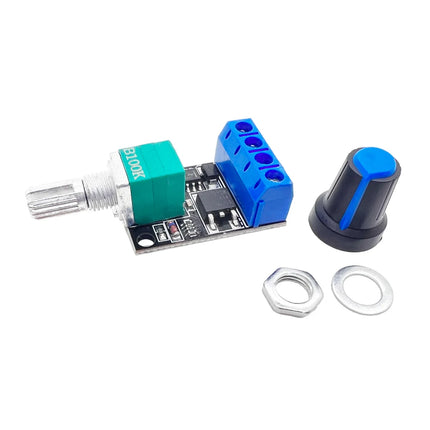 Stufenlos PWM DC Drehzahlregler & LED-Dimmer DC Motor – 5V / 12V | 10A