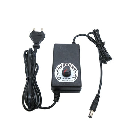 AC DC Netzteil 3-12V / 3-24V 3A Einstellbar – EU Adapter mit Regler