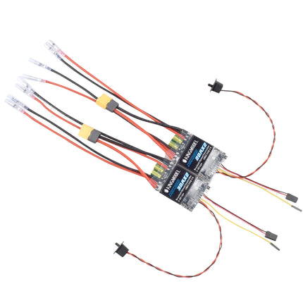 2x Dual Way Bidirektionaler 40A gebürsteter RC Motor Geschwindigkeitsregler