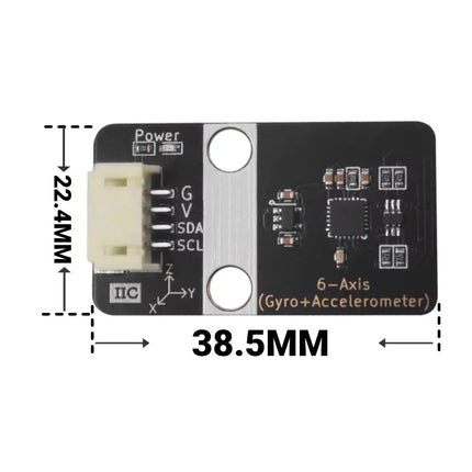 MPU6050 6-Achsen Gyroskop Beschleunigungssensor Modul PH2.0 Arduino ESP32 Robotik IMU