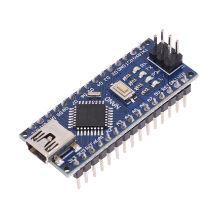 Arduino Nano V3 Set mit Breakout Board – Terminal Adapter CH340 Mini USB 2in1
