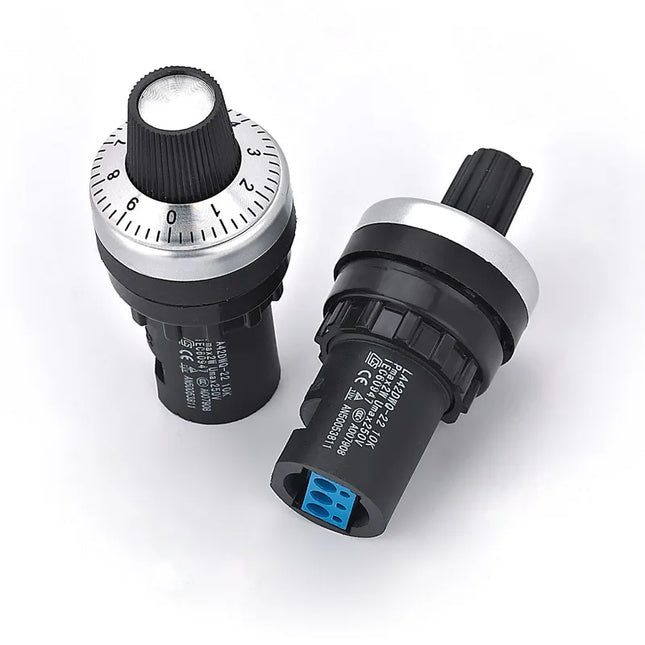 LA42DWQ Potentiometer 10K - 100K – Geschwindigkeitsregelknopf für Frequenzumrichter