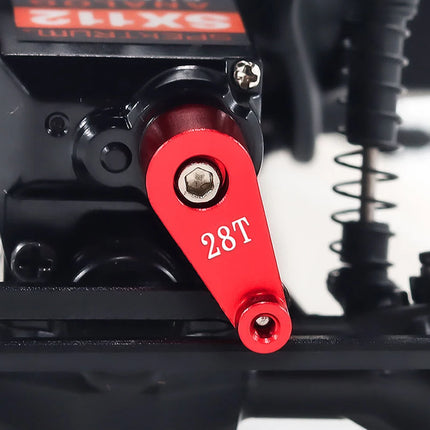 28T Aluminium Servoarm für Axial SCX30 K10 7075-T6 Servo Horn AXI-3755 Upgrade