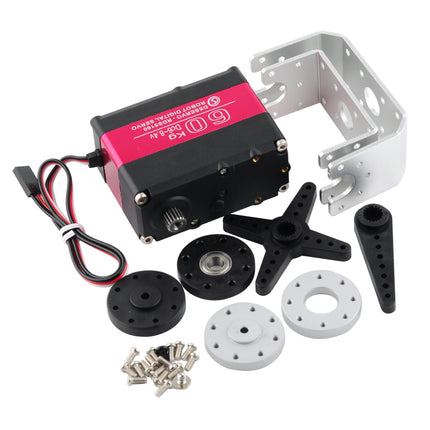 Dual Arm 60kg Last RDS5160 Digital Servo 270° 7.4V High Torque Metallgetriebe mit U-Halterung