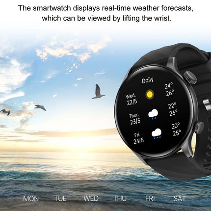 GW60 Smartwatch – AMOLED Display & Echtzeit Stressanalyse & Fitness-Atemtraining