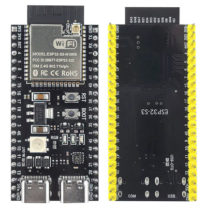 ESP32-S3 N16R8 44-Pin Development Board + Terminal Expansion Board – WiFi Bluetooth USB-C