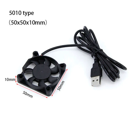 5010 USB Lüfter 50x50x10mm 5V 5200RPM Axiallüfter Kühlventilator