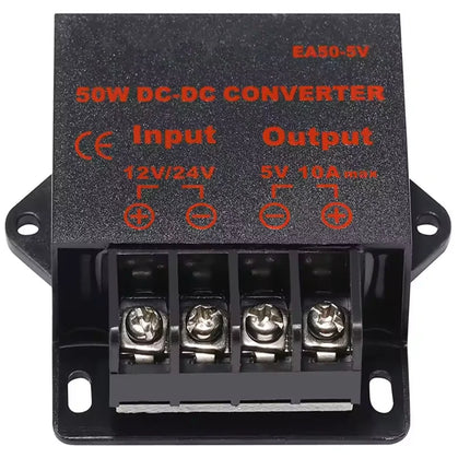 DC DC Wandler 12V 24V auf 5V 5A 10A Step Down Buck Converter 25W 50W Spannungsregler