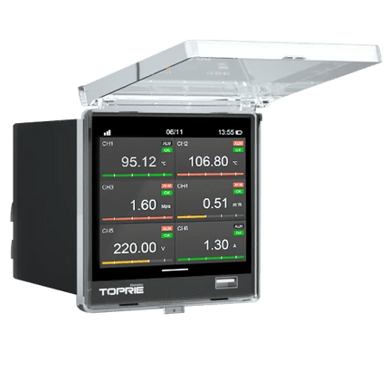 16 Ch Papierlose Recorder Universal analog signal Input Data Logger Touchscreen
