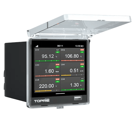 16 Ch Papierlose Recorder Universal analog signal Input Data Logger Touchscreen