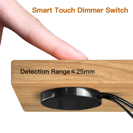 Durchdringbarer Touch-Dimmer LED-Lichtschalter (12–24 V, bis 60 W) Handkehrum Steuerung Touch-Dimmer