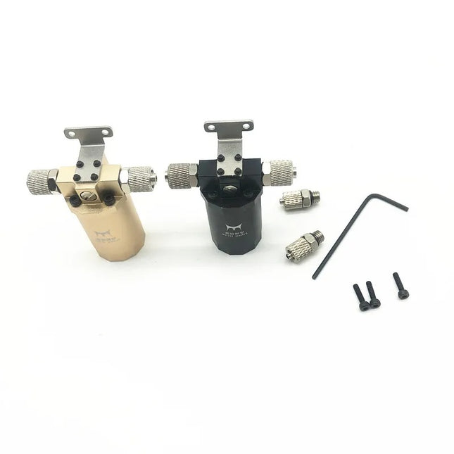 RC Hydraulik Ölfilter 1/12 1/14 – Aluminium Filter für RC Bagger Upgrade mit M5 Nippel