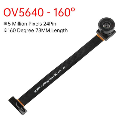 OV5640 Kamera Modul 5MP autofocus || 120° || 160° mit 24pins 78MM für ESP32 CAM