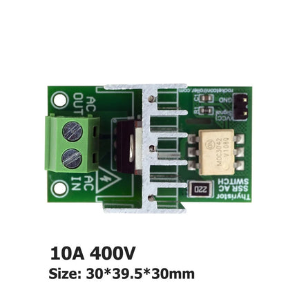 SSR Relais AC 10A 16A – Solid State Relay 3,3V 5V für Arduino ESP32 400V 600V